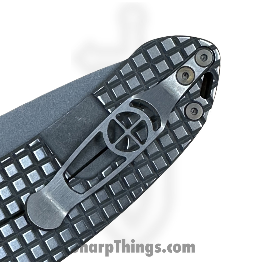 Curtiss - BMS-2-DRBK - F3 Large - Folding Knife - Magnacut Blasted Tanto - Titanium - Grey - Image 4