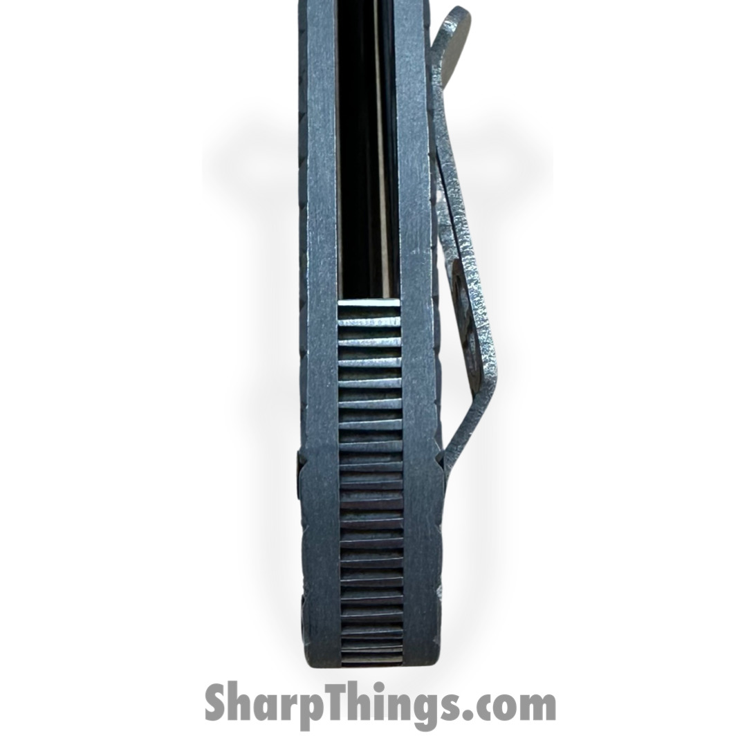 Curtiss - BMS-2-DRBK - F3 Large - Folding Knife - Magnacut Blasted Tanto - Titanium - Grey - Image 3