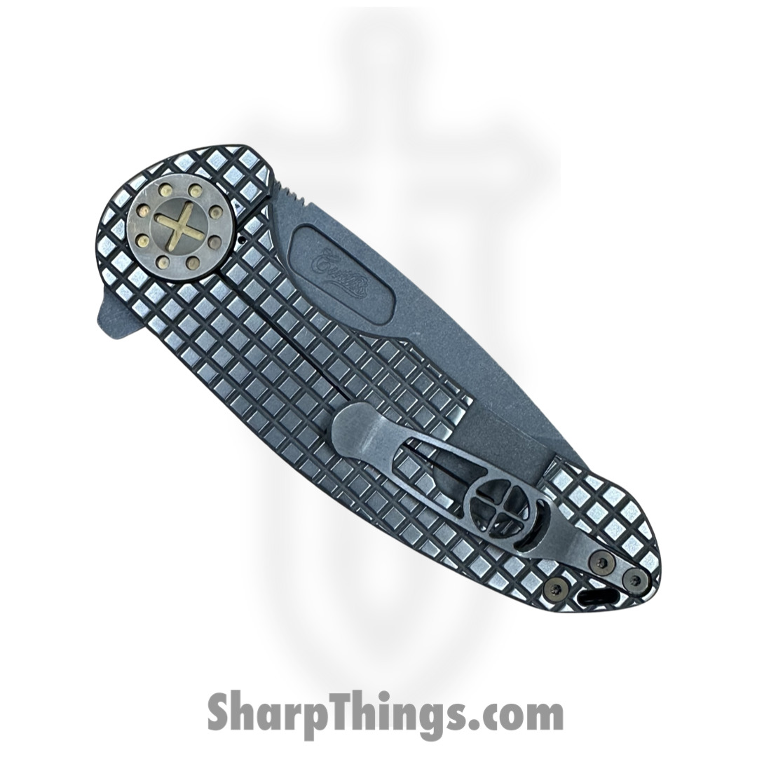 Curtiss - F3M-FGDP-SWPO - F3 Medium - Folding Knife - Magnacut Blasted Drop Point - Titanium - Grey - Image 5