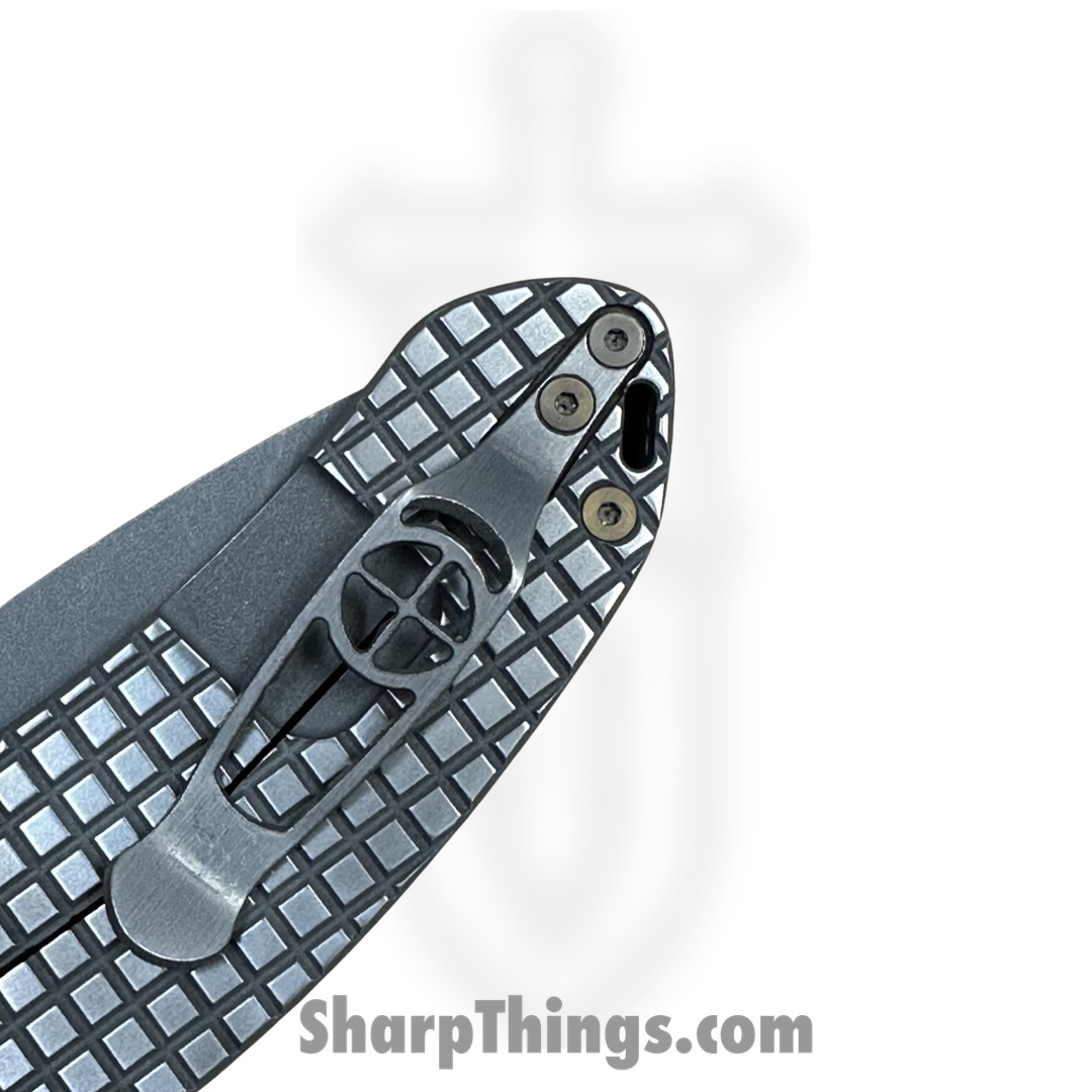 Curtiss - F3M-FGDP-SWPO - F3 Medium - Folding Knife - Magnacut Blasted Drop Point - Titanium - Grey - Image 3