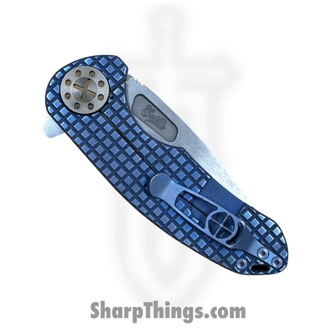 Curtiss - F3M-FGTN-SWBL - F3 Medium - Folding Knife - Magnacut Two Tone Tanto - Titanium - Blue - Image 6