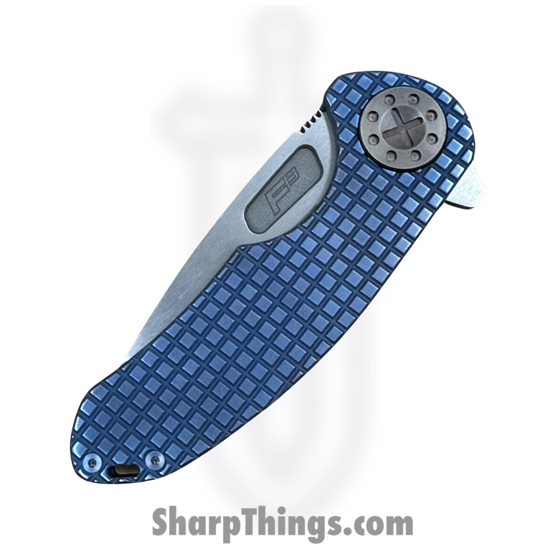 Curtiss - F3M-FGTN-SWBL - F3 Medium - Folding Knife - Magnacut Two Tone Tanto - Titanium - Blue - Image 5