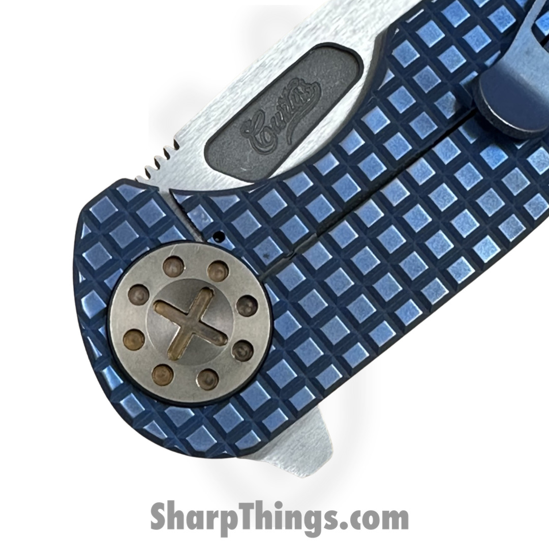 Curtiss - F3M-FGTN-SWBL - F3 Medium - Folding Knife - Magnacut Two Tone Tanto - Titanium - Blue - Image 4