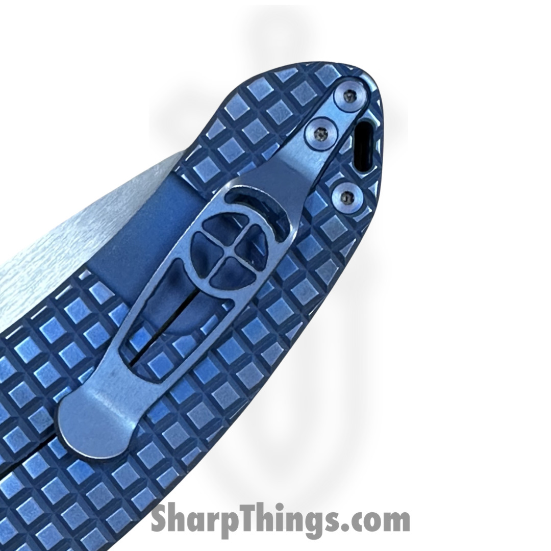 Curtiss - F3M-FGTN-SWBL - F3 Medium - Folding Knife - Magnacut Two Tone Tanto - Titanium - Blue - Image 3