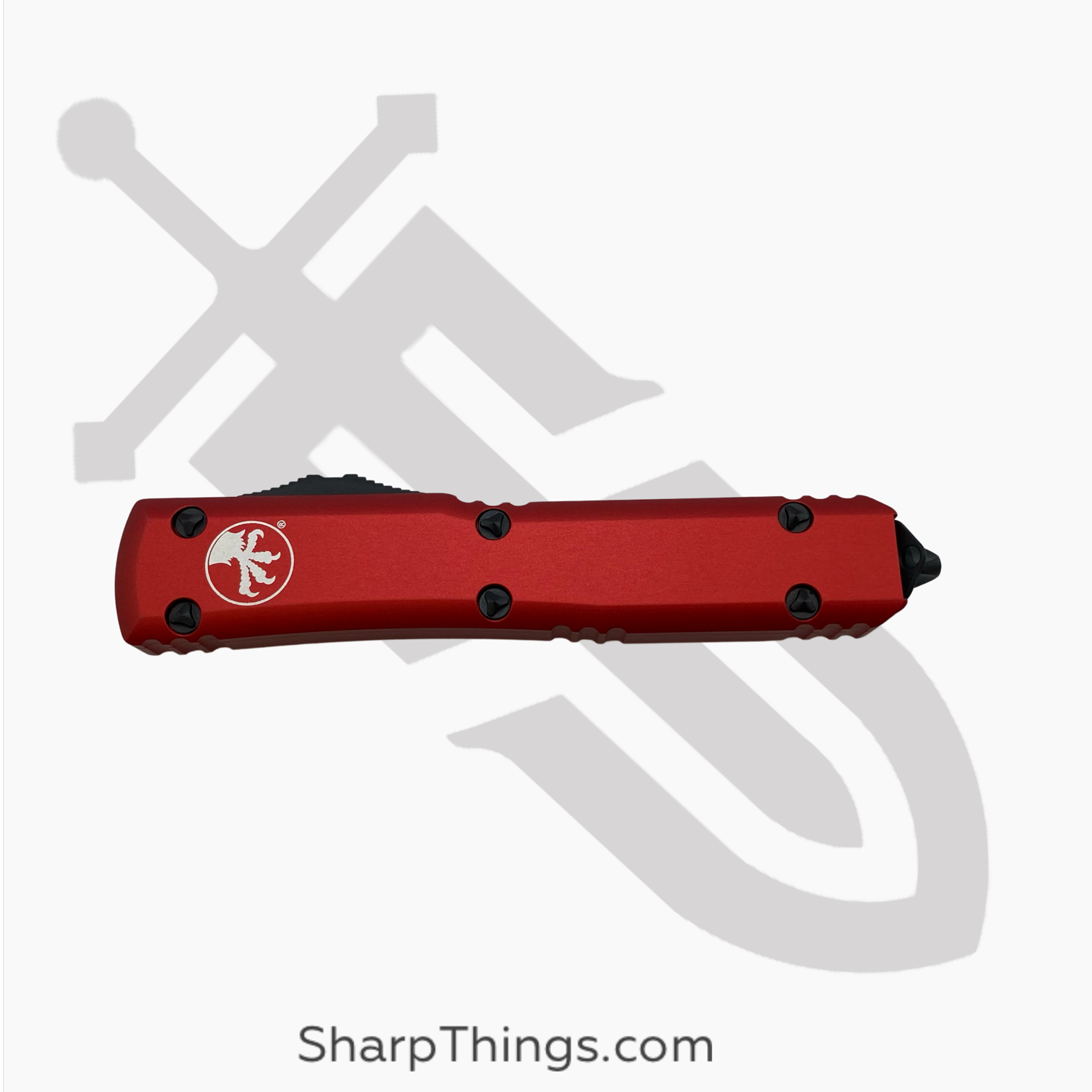 Microtech - 122-3RD - Ultratech - OTF Auto - Elmax, M390, 204P Coated Dagger - 6061-T6 Aluminum - Red - Image 3