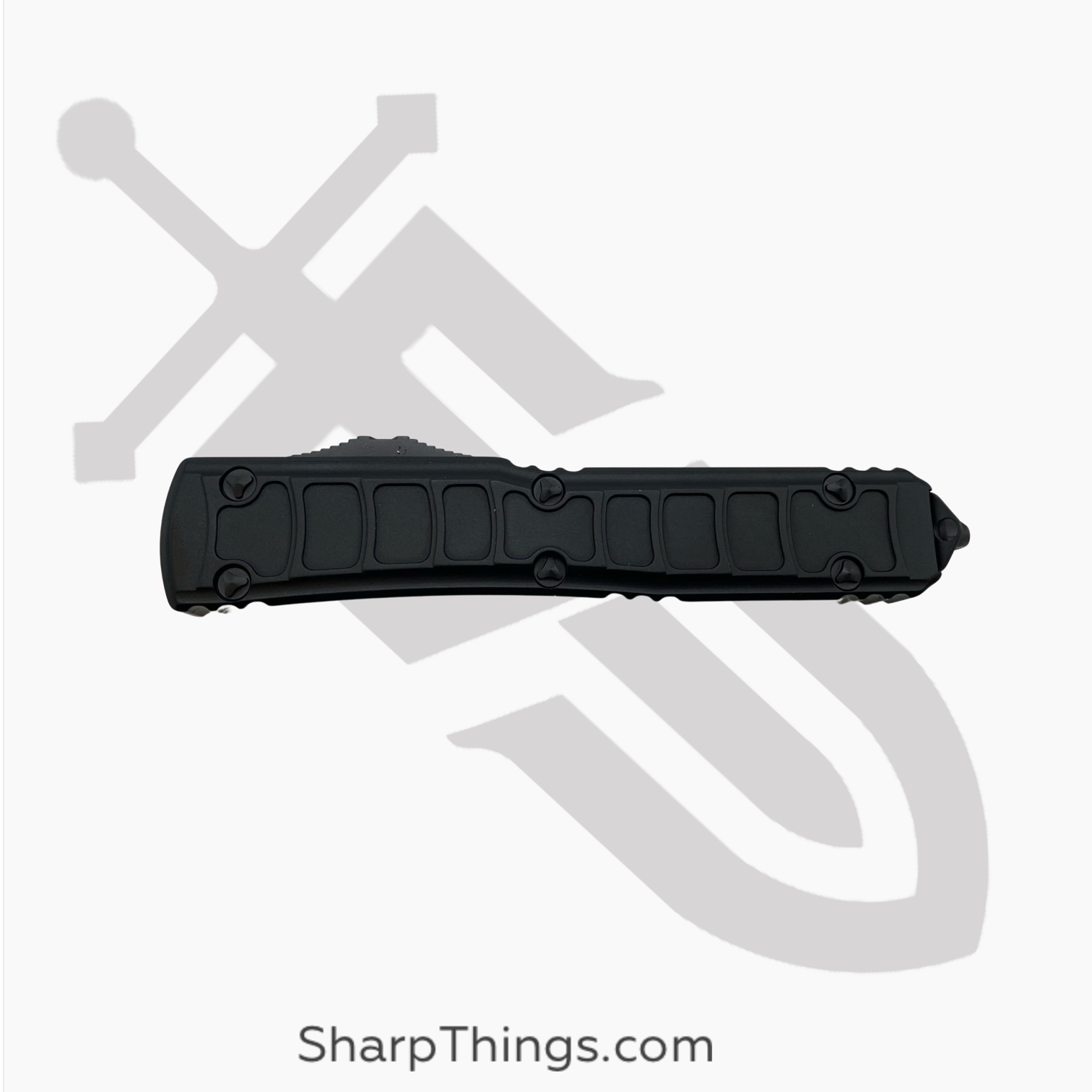 Microtech - 122II-1TS - Ultratech II Tactical Signature Series - OTF Auto - M390 Coated Dagger - 6061-T6 Aluminum - Black - Image 3
