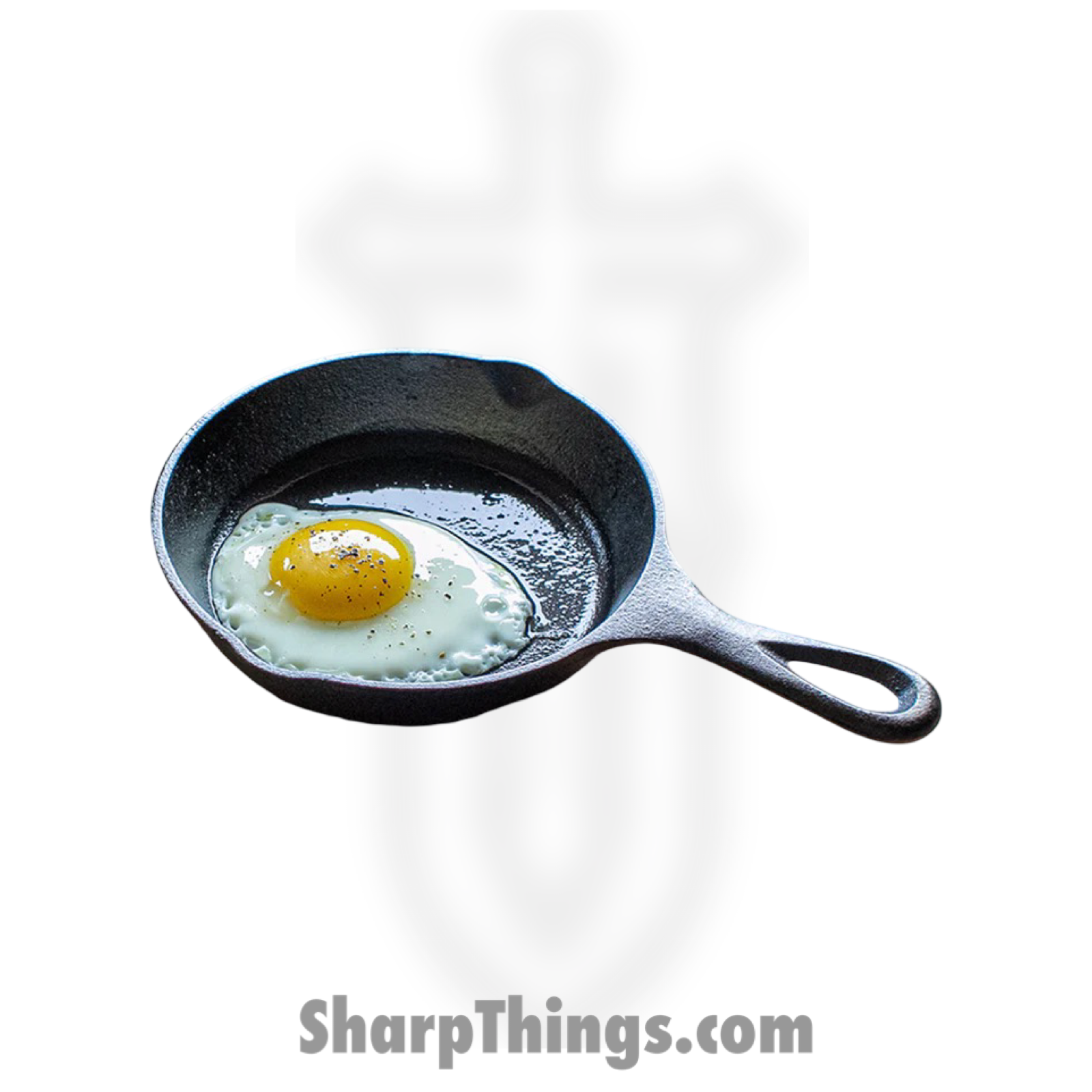 Lodge - L5MS - 5 Inch Seasoned Cast Iron Skillet - Black - Image 3