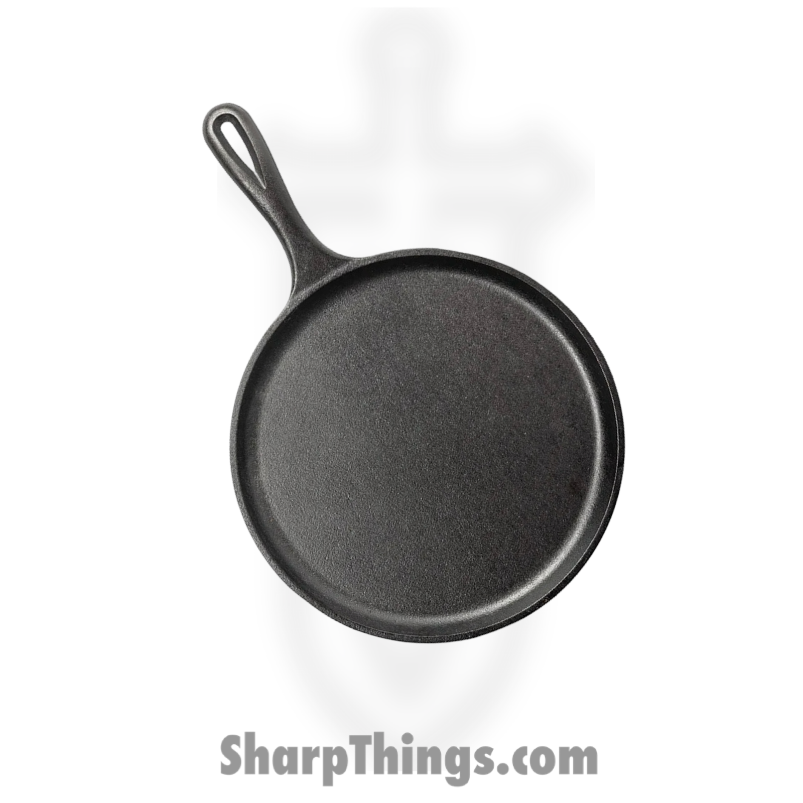 Lodge - L9OG3 - 10.5 Inch Seasoned Cast Iron Griddle - Black - Image 2