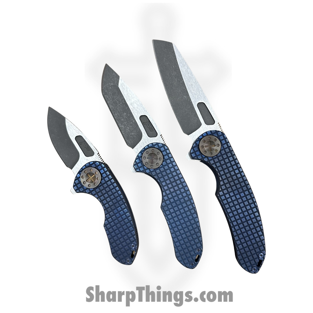 Curtiss - F3M-FGDP-SWPO - F3 Medium - Folding Knife - Magnacut Blasted Drop Point - Titanium - Grey - Image 12