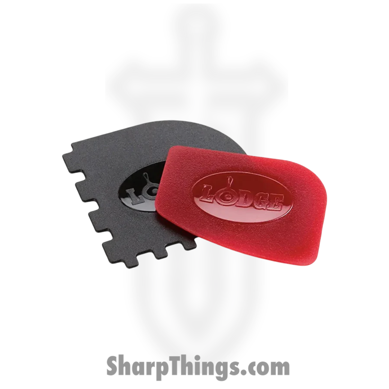 Lodge - SCRAPERCOMBO - Combo Pan Scraper Set of 2 - Red and Black