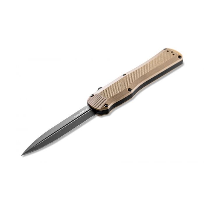 Benchmade - 3400BK-2 - Autocrat - OTF Auto - S30V Coated Dagger - G10 - Tan - Image 8