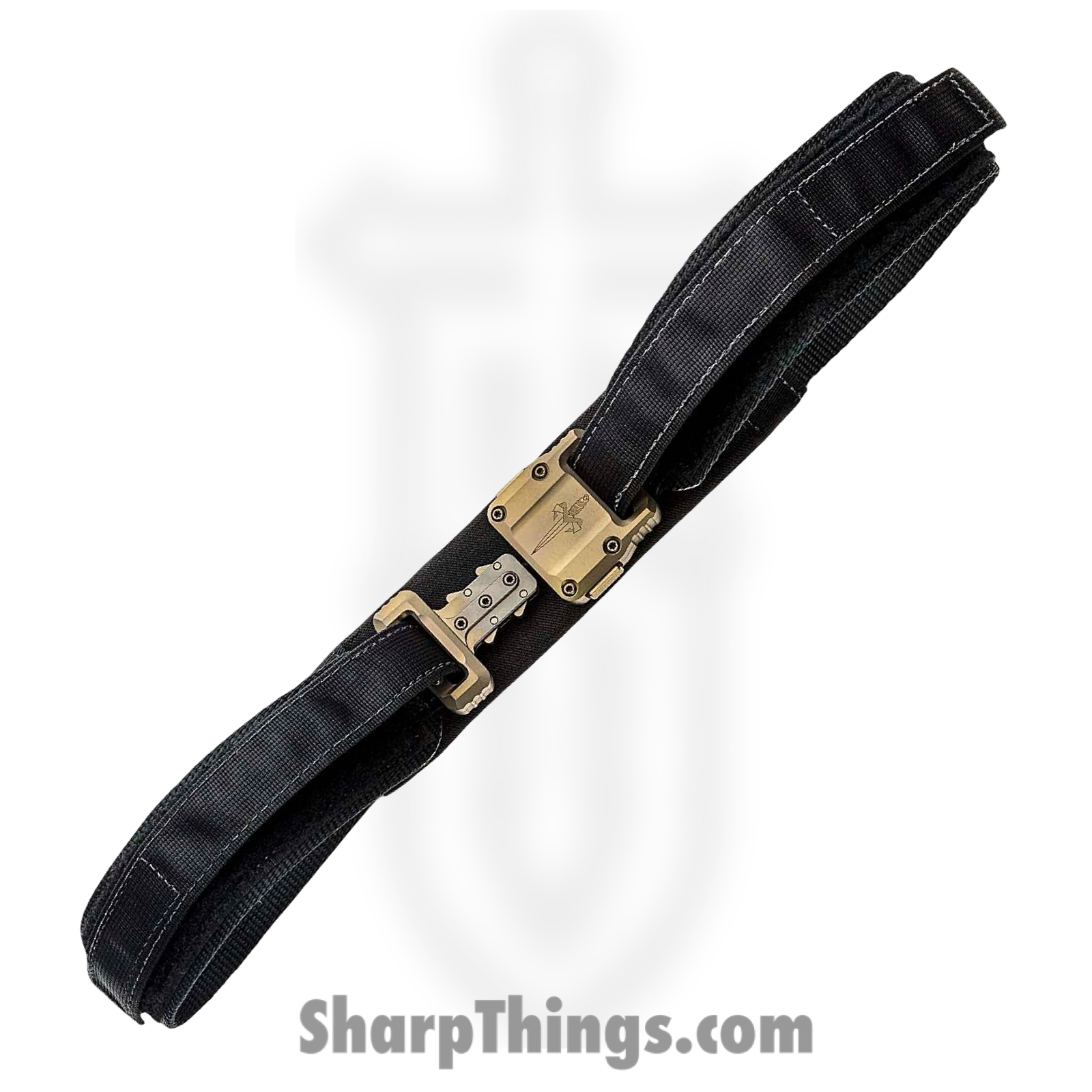 Microtech - 91-BKTTI-44 - Marfione Apis Tactical Size 44 Belt - Nylon with Titanium Buckle - Black - Image 4