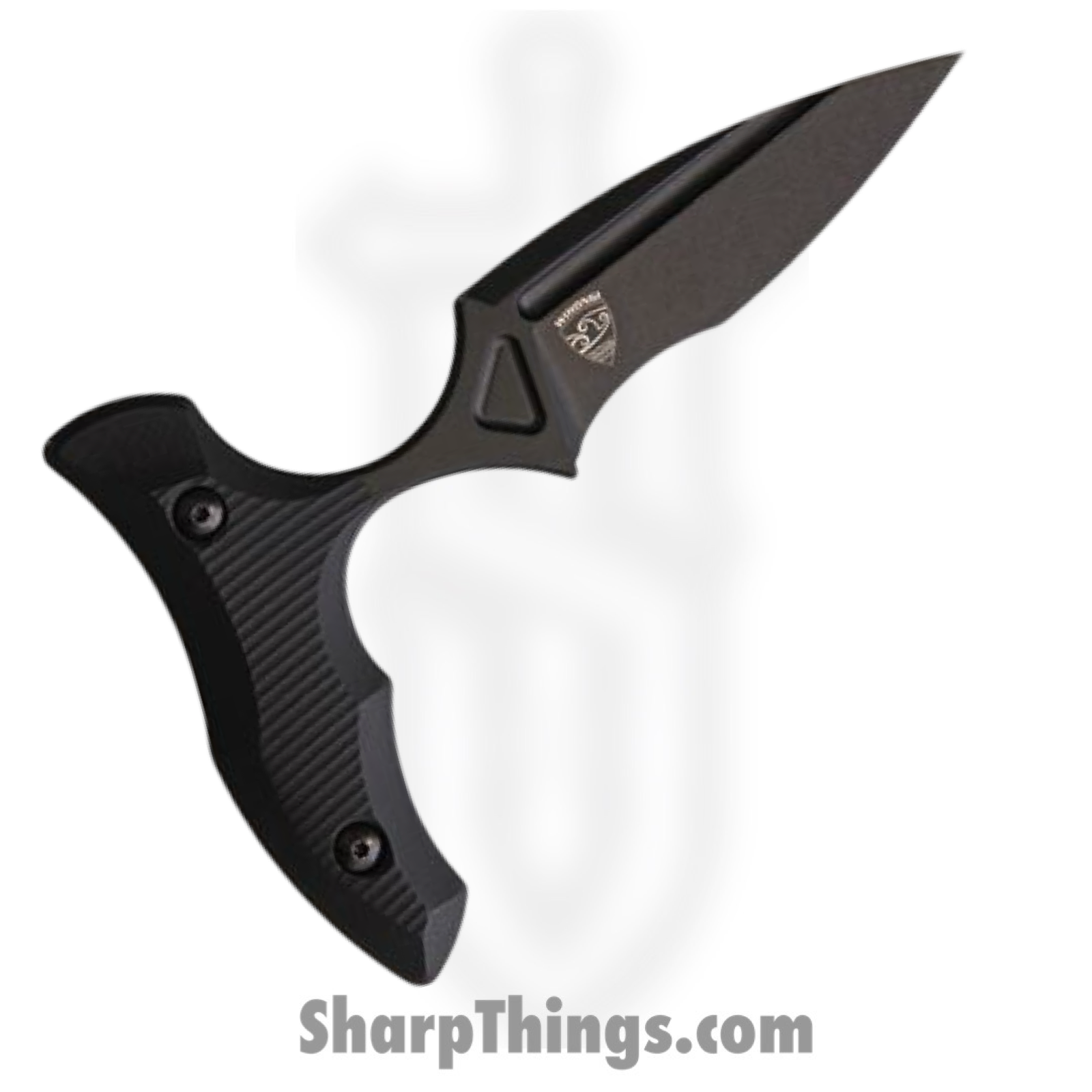 Bastinelli Creations - BAS219 - Manaia - Fixed Blade Knife - N690 Stonewash Recurve Dagger - G10 - Black - Image 2