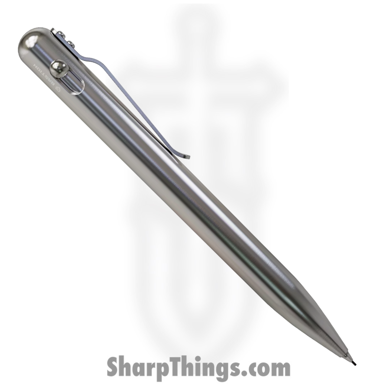 Bastion - BSTN253 - Bolt Action Pencil - Stainless - Silver