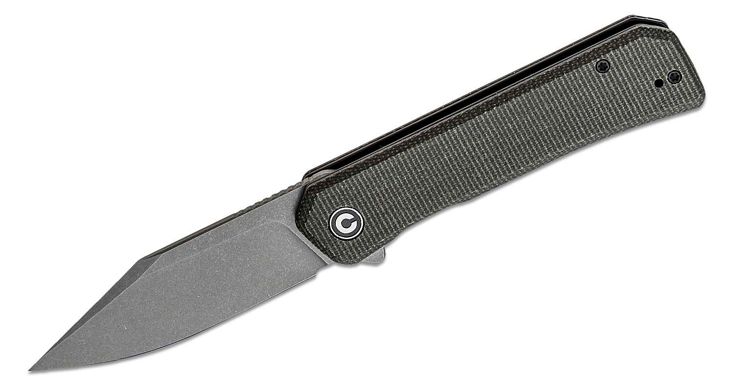Civivi - CIVC20077B3 - Relic Linerlock Folding Knife - Nitro V Micarta - Green - Image 8