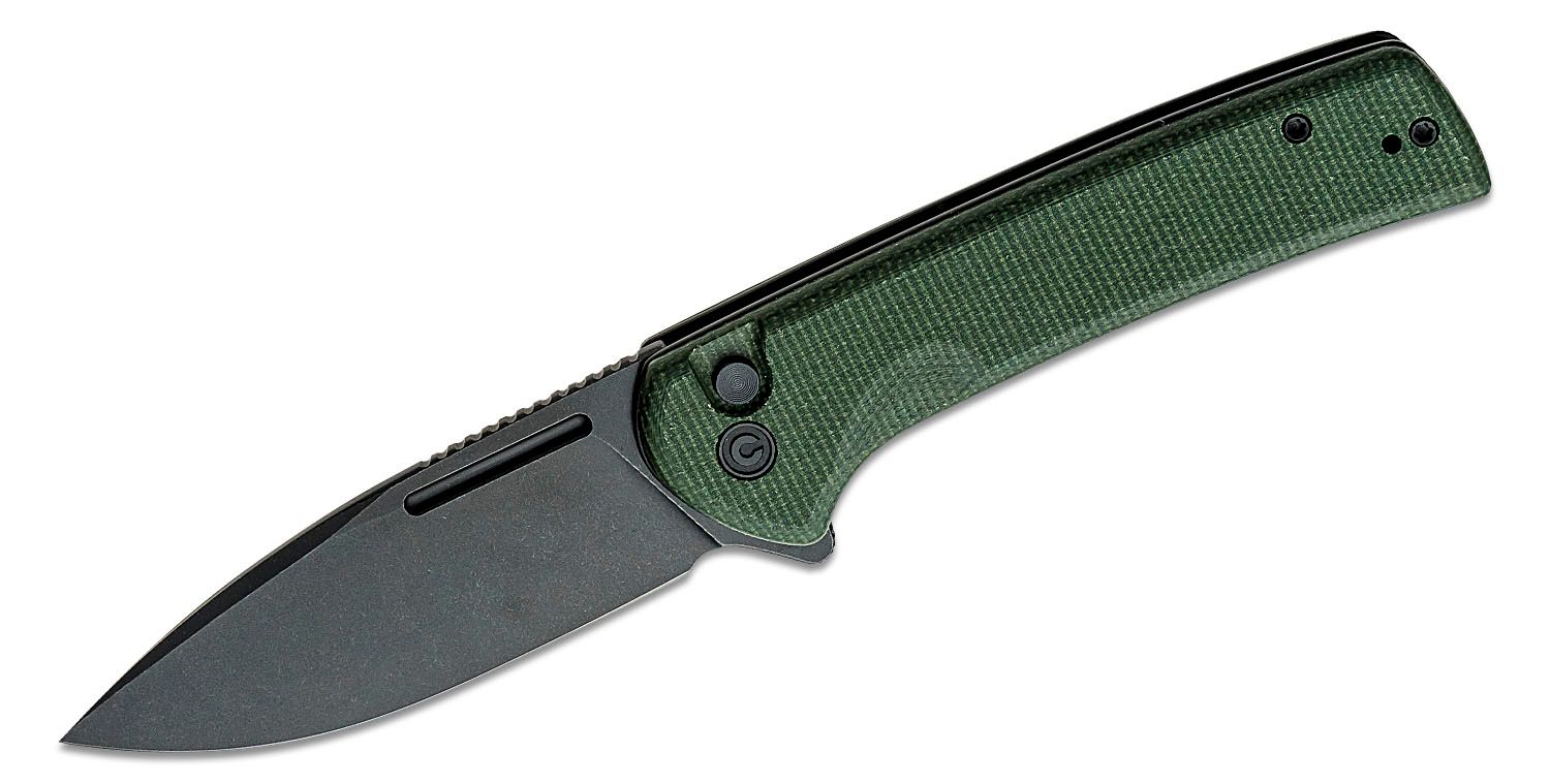 Civivi - CIVC210062 - Conspirator Button Lock - Nitro V Micarta - Green - Image 7