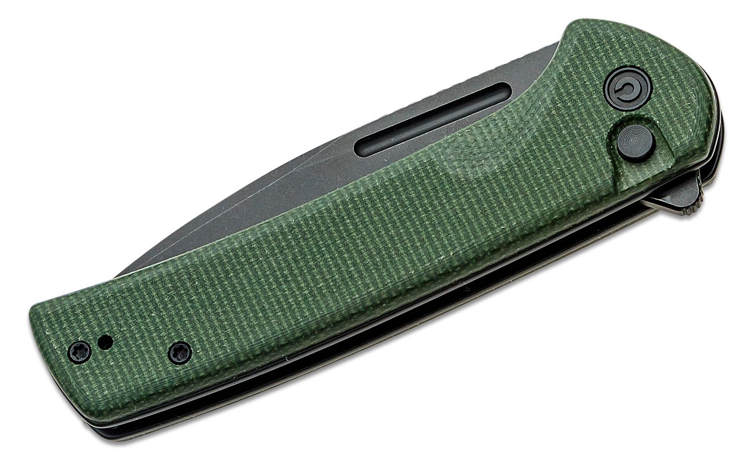Civivi - CIVC210062 - Conspirator Button Lock - Nitro V Micarta - Green - Image 8