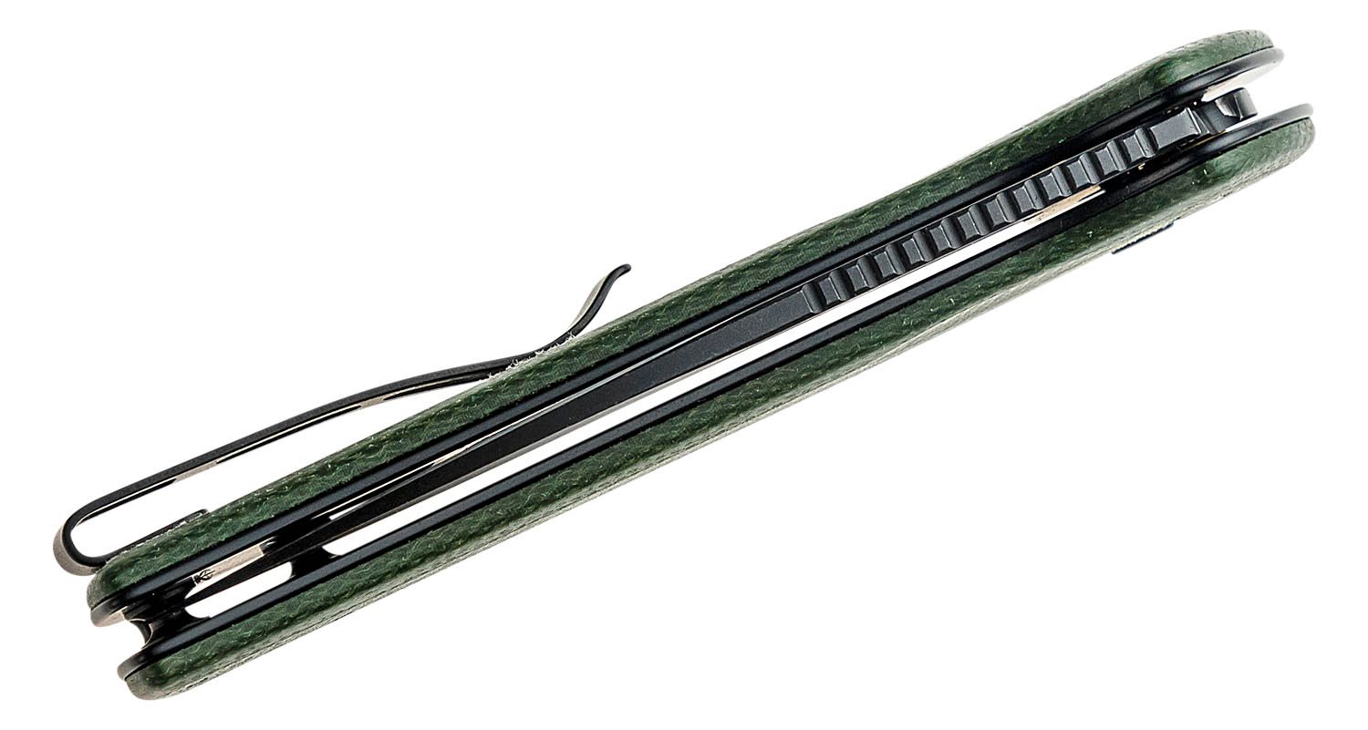 Civivi - CIVC210062 - Conspirator Button Lock - Nitro V Micarta - Green - Image 6