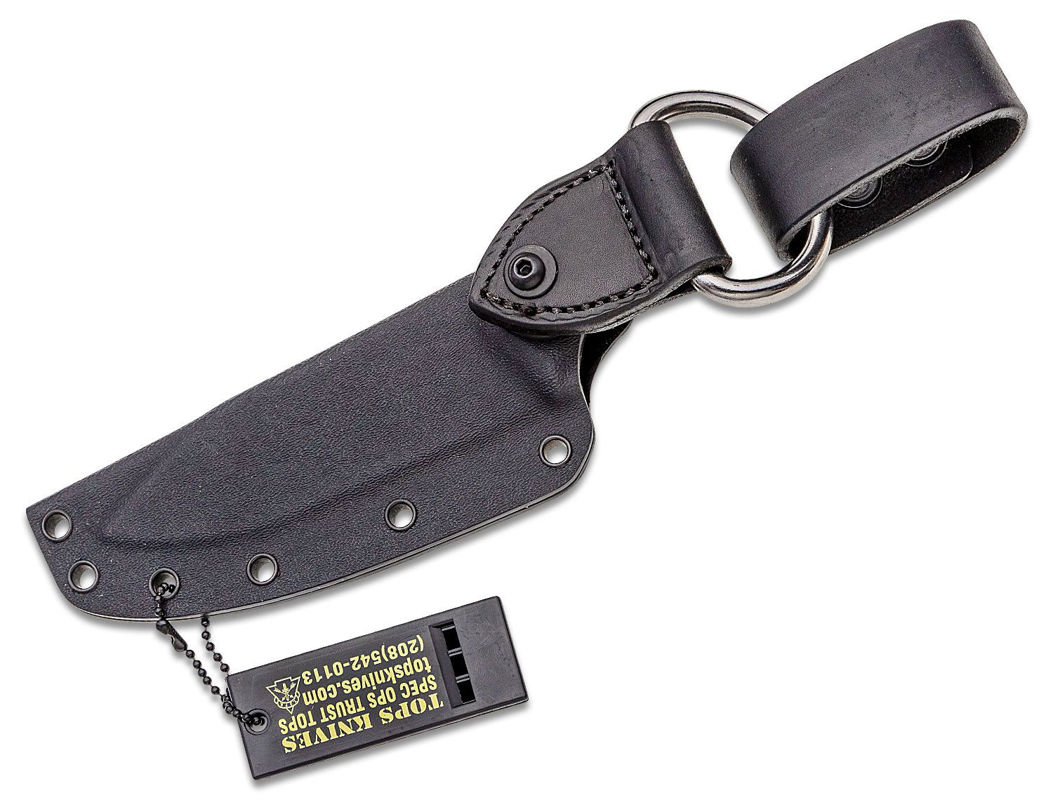 Tops - TPTLSR01 - Trail Seeker - Fixed Blade Knife - 1095 HC Coated Clip Point - Micarta - Green - Image 5