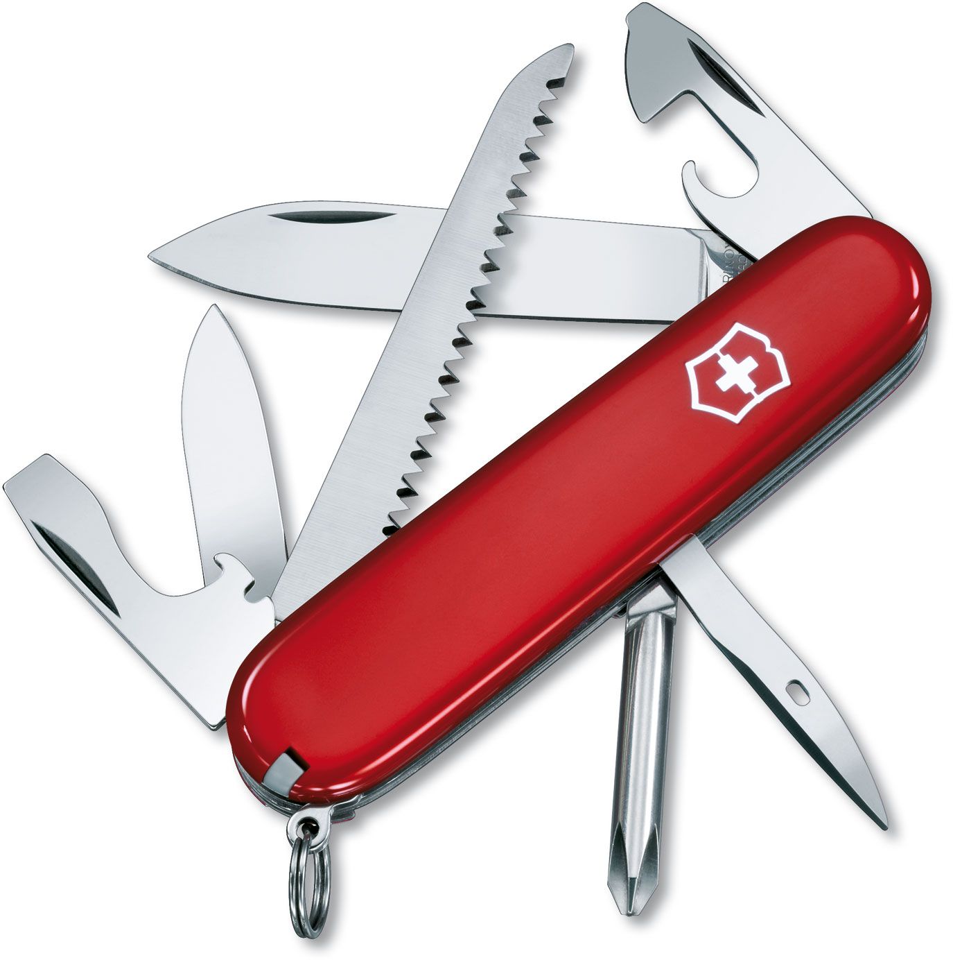 Victorinox - VN14613033X1 - Hiker - Folding Knife - Stainless Polished Multi Tool - ABS/Celidor - Red - Image 2