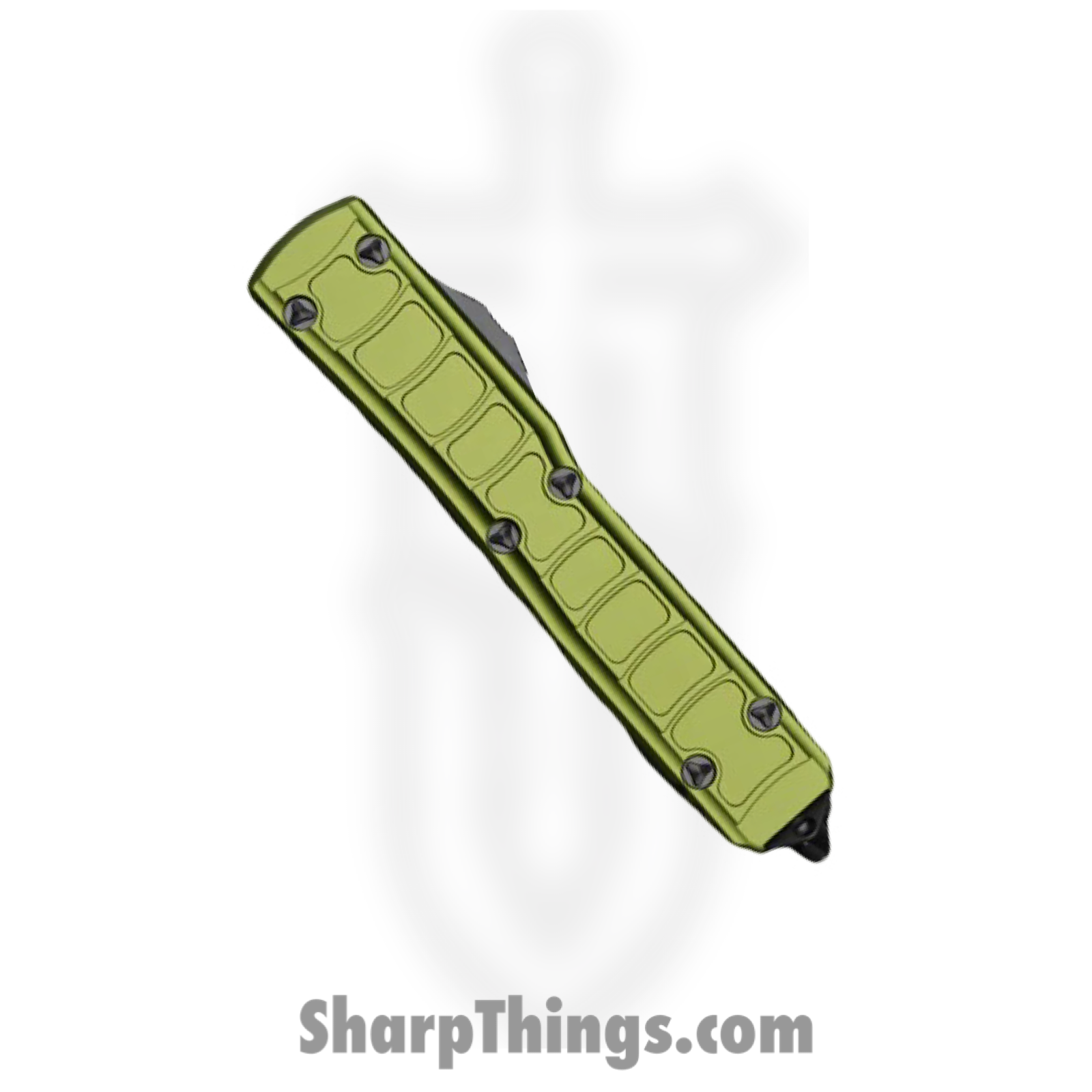 Microtech - 120II-1ODS - Ultratech Signature Series - OTF Auto - M390 Two Tone Bayonet - 6061-T6 Aluminum - OD Green - Image 3