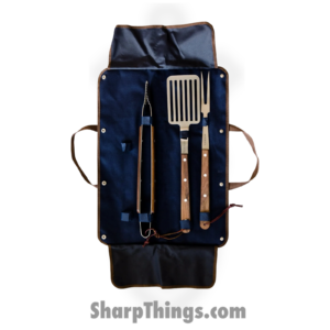 Lamson – 33573 – 3 Piece Premier 20 in Walnut Barbeque Set