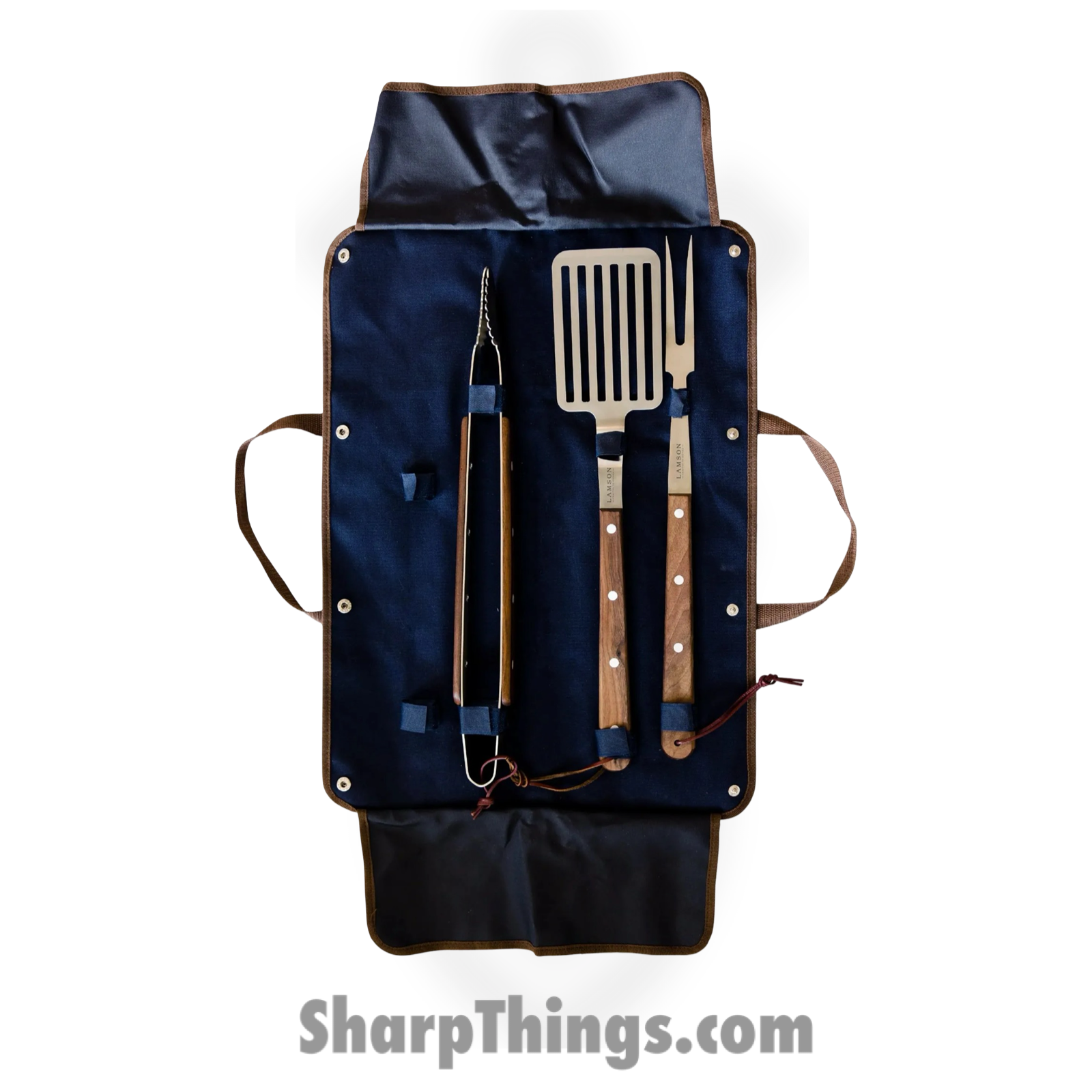 Lamson - 33573 - 3 Piece Premier 20 in Walnut Barbeque Set
