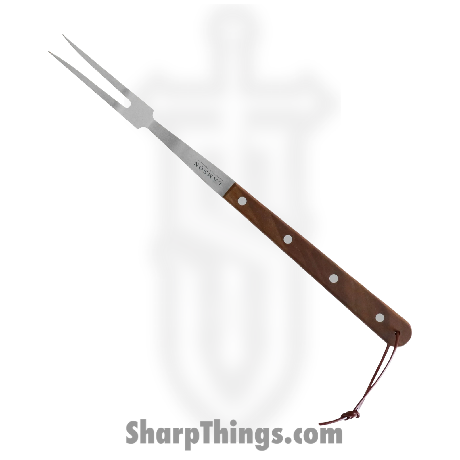 Lamson - 33573 - 3 Piece Premier 20 in Walnut Barbeque Set - Image 3