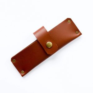Lamson – 52818 – Leather Sheath for 8″ Large Chinese Santoku Cleaver – Bridle Leather – Brown