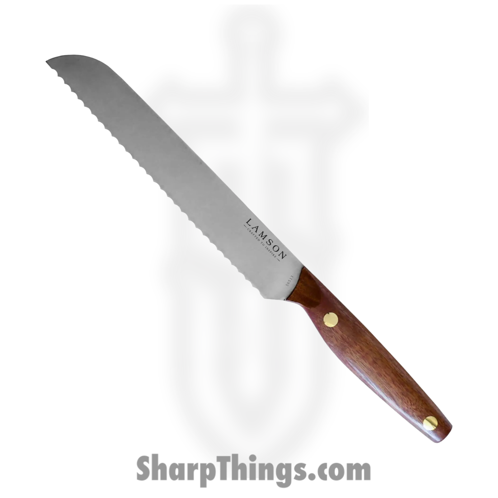 Lamson - 56513 - 8 in Vintage Bread Walnut Handle Bread Knife