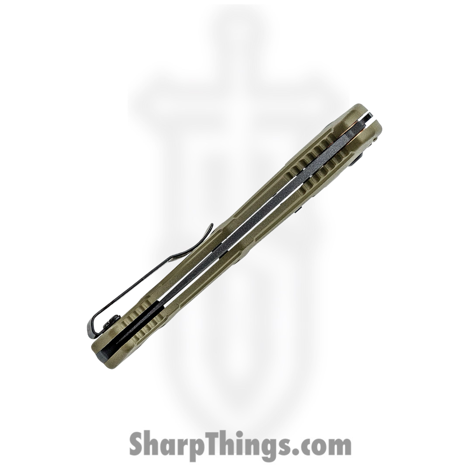 Benchmade - 9070SBK-1 - Claymore - Automatic Knife - D2 Coated Drop Point P/S - Grivory - Green - Image 4