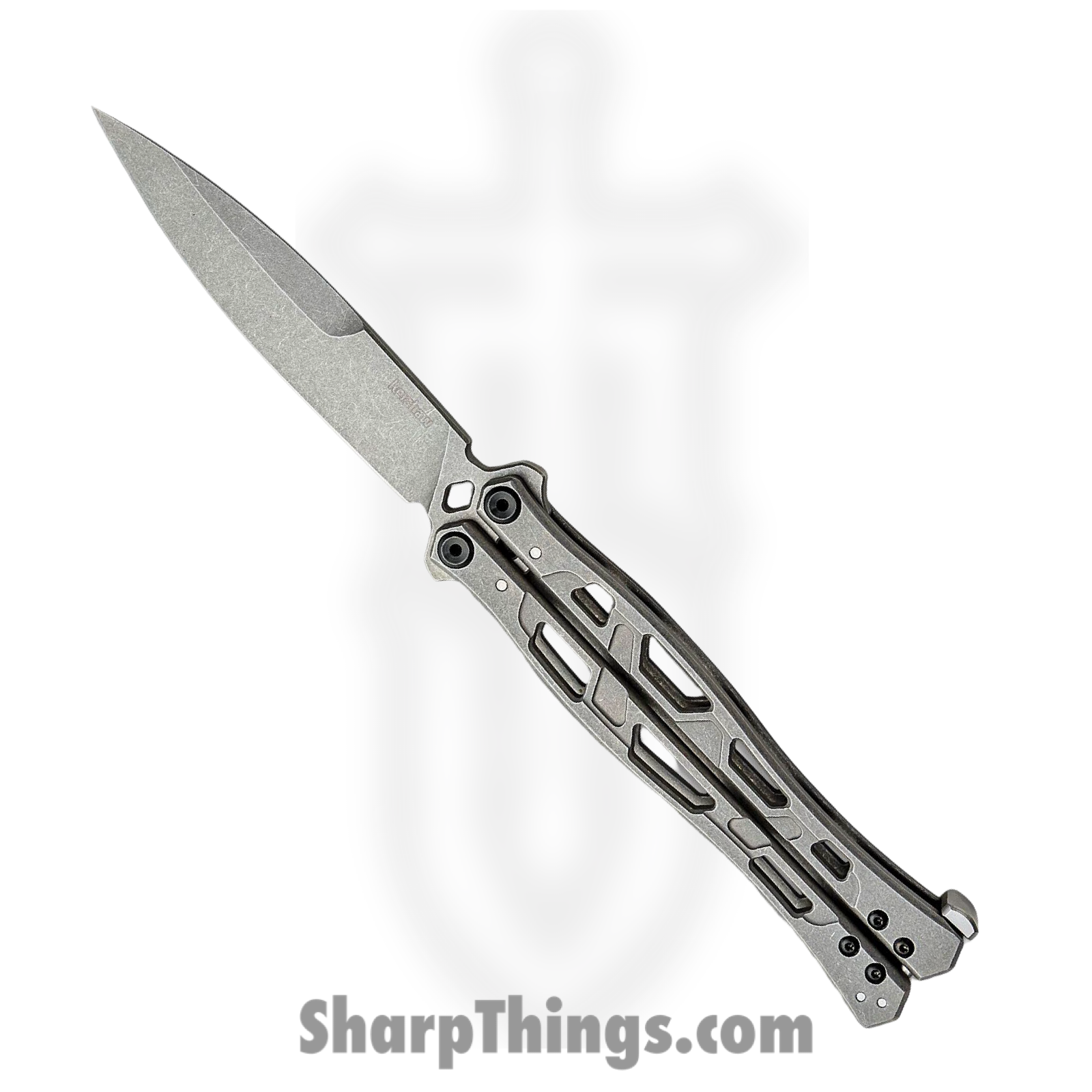 Kershaw - 5050 - Moonsault Balison Spear Point Butterfly Knife - 14C28N Stainless Steel