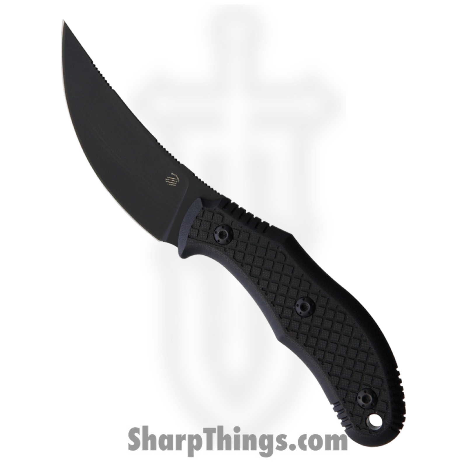 Bastinelli Creations - BAS233 - Chopper - Fixed Blade Knife - M390 Coated Full Tang - G10 - Black