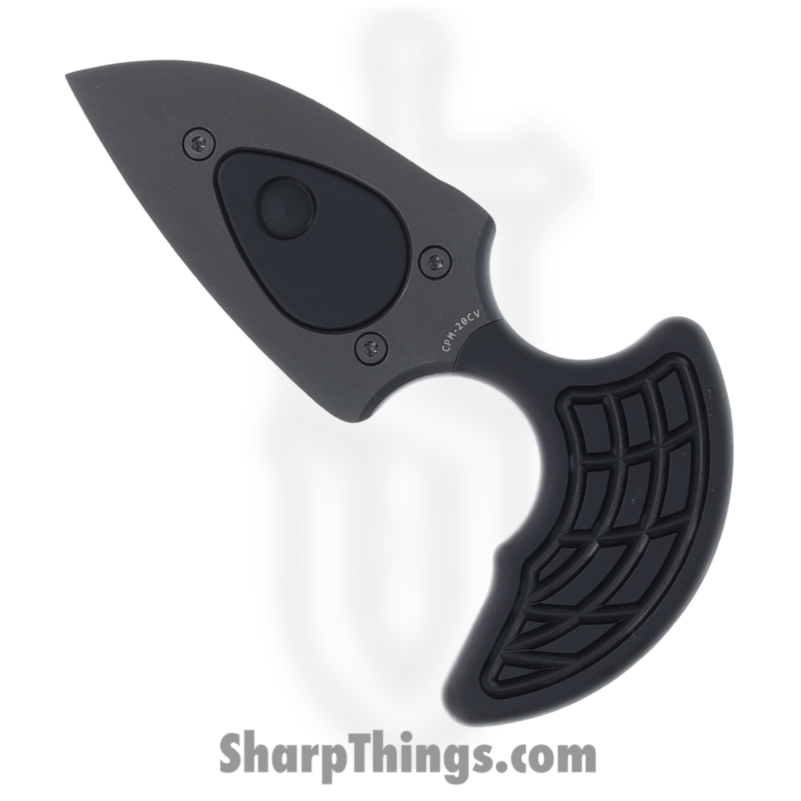 Heretic Knives - H050-6A-T - Sleight Modular Push Dagger - Fixed Blade Knife - CPM 20CV Coated - 6061-T6 Aluminum - Black - Image 2