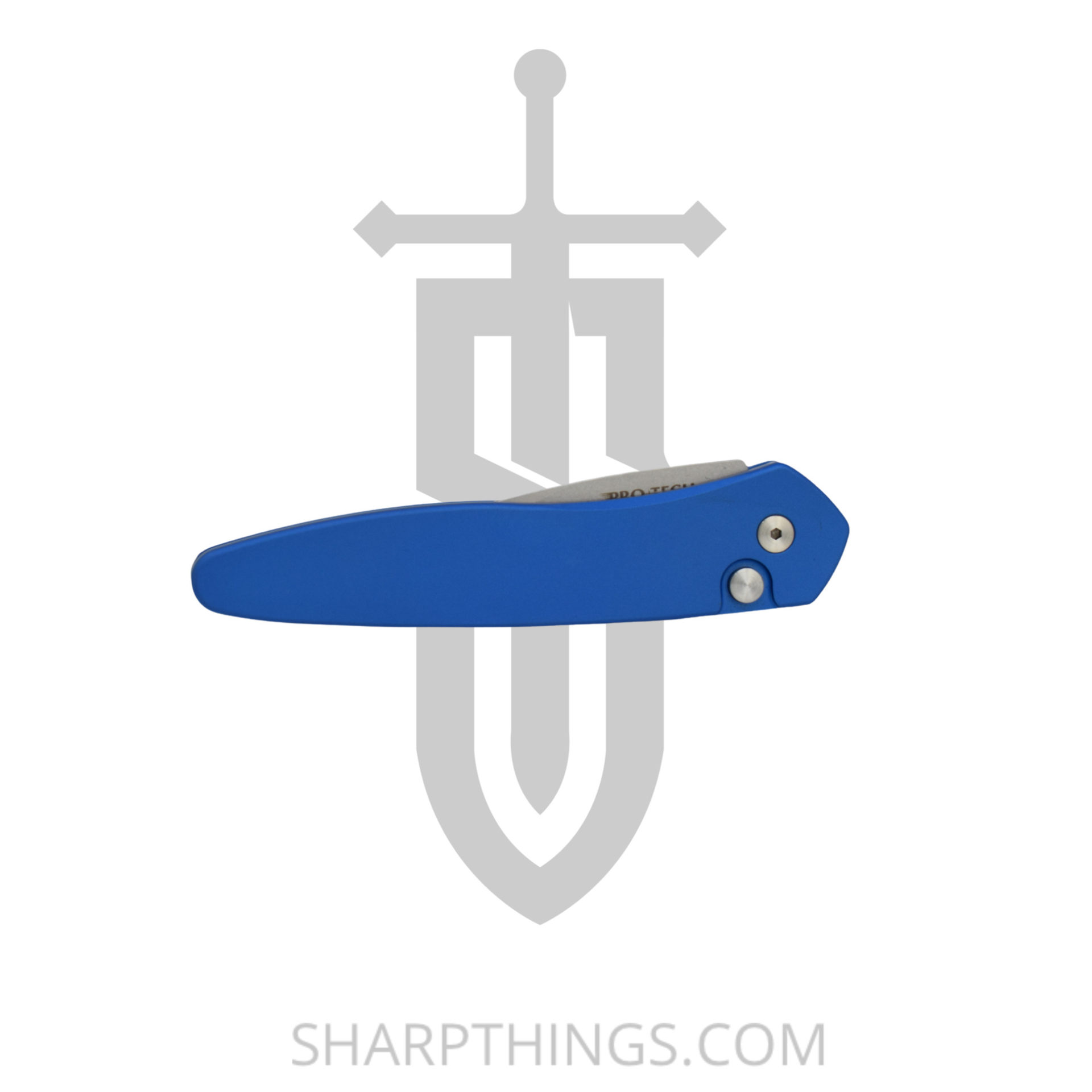 ProTech - 3605-BLUE - Half-Breed - Automatic Knife - S35VN Stonewash Spear Point - Aluminum - Blue - Image 3