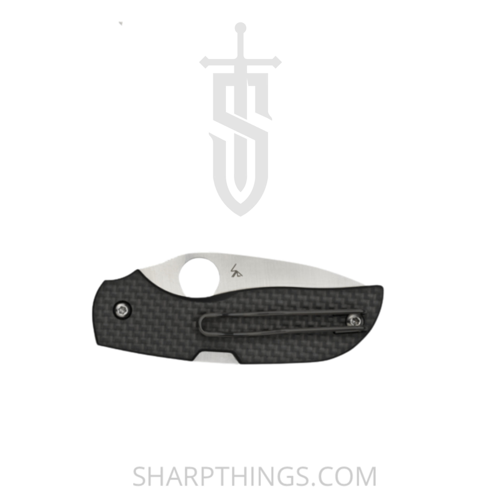 Spyderco - SC152CFP - Chaparral - Folding Knife - CTS-XHP Satin Drop Point - Carbon Fiber - Black - Image 2