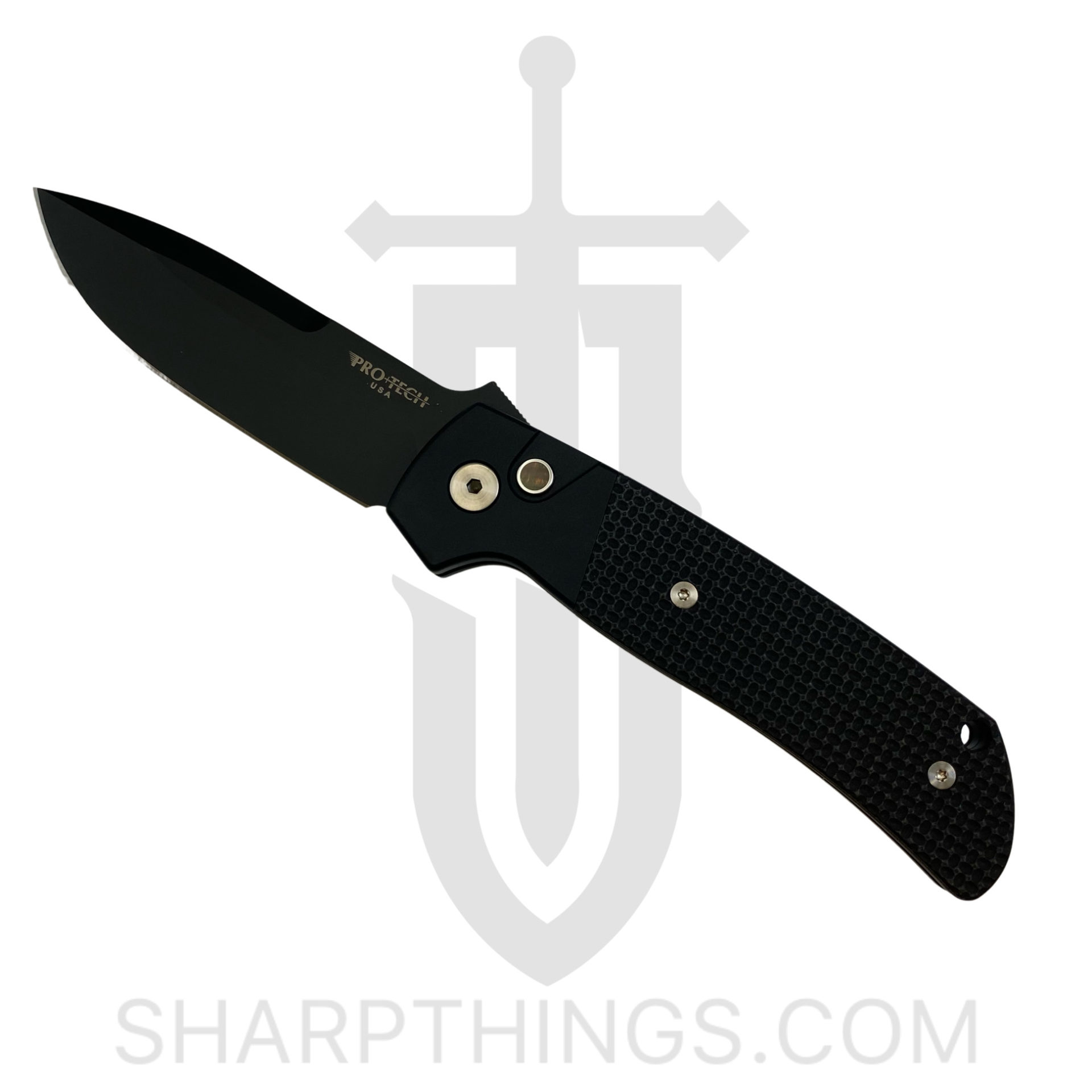 ProTech - BT2715 - Terzuola ATCF - Automatic Knife - Magnacut Coated Drop Point - G10 - Black
