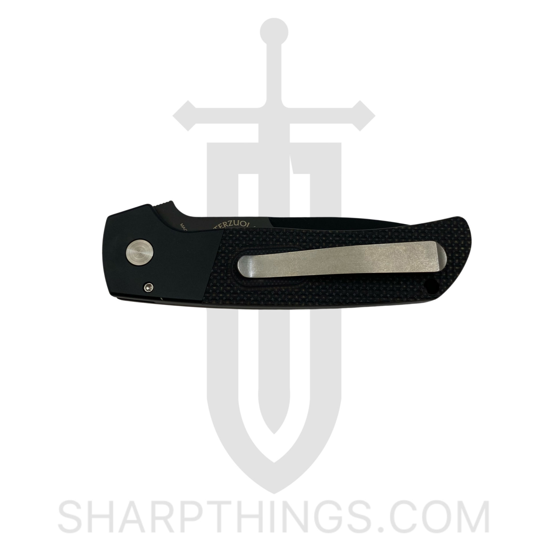ProTech - BT2715 - Terzuola ATCF - Automatic Knife - Magnacut Coated Drop Point - G10 - Black - Image 5