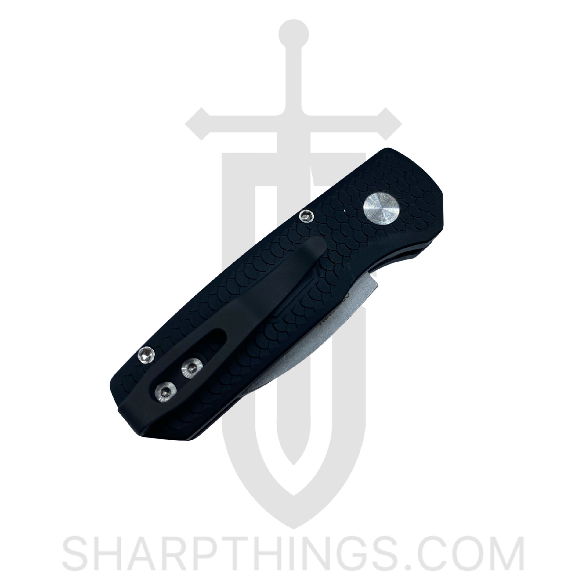 ProTech - R5130 - Runt 5 Limited - Automatic Knife - CPM-20CV Coated Wharncliffe - Aluminum - Black - Image 3