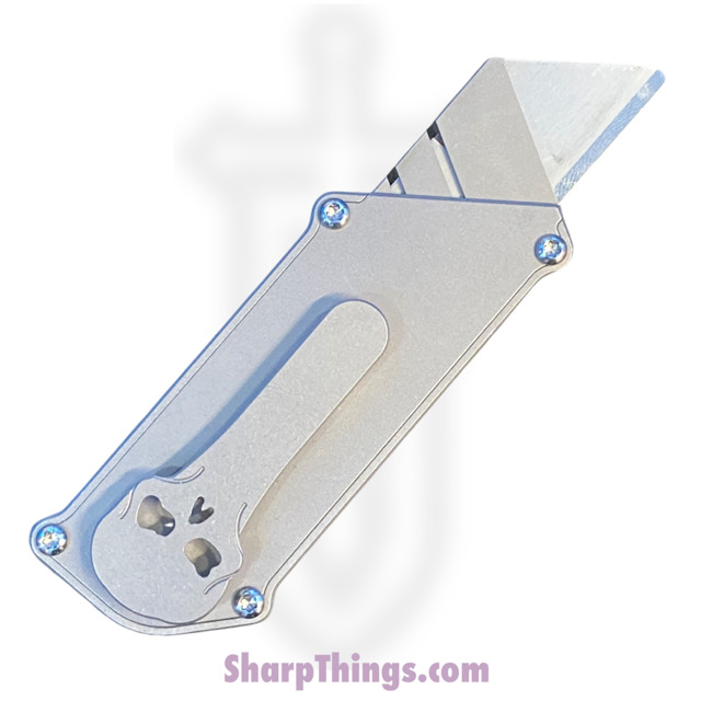 Chaves Knives - CHUBSLIPTi - C.H.U.B. Slipper - Folding Knife - Chaves Handy Utility Blade - Titanium - Stonewash