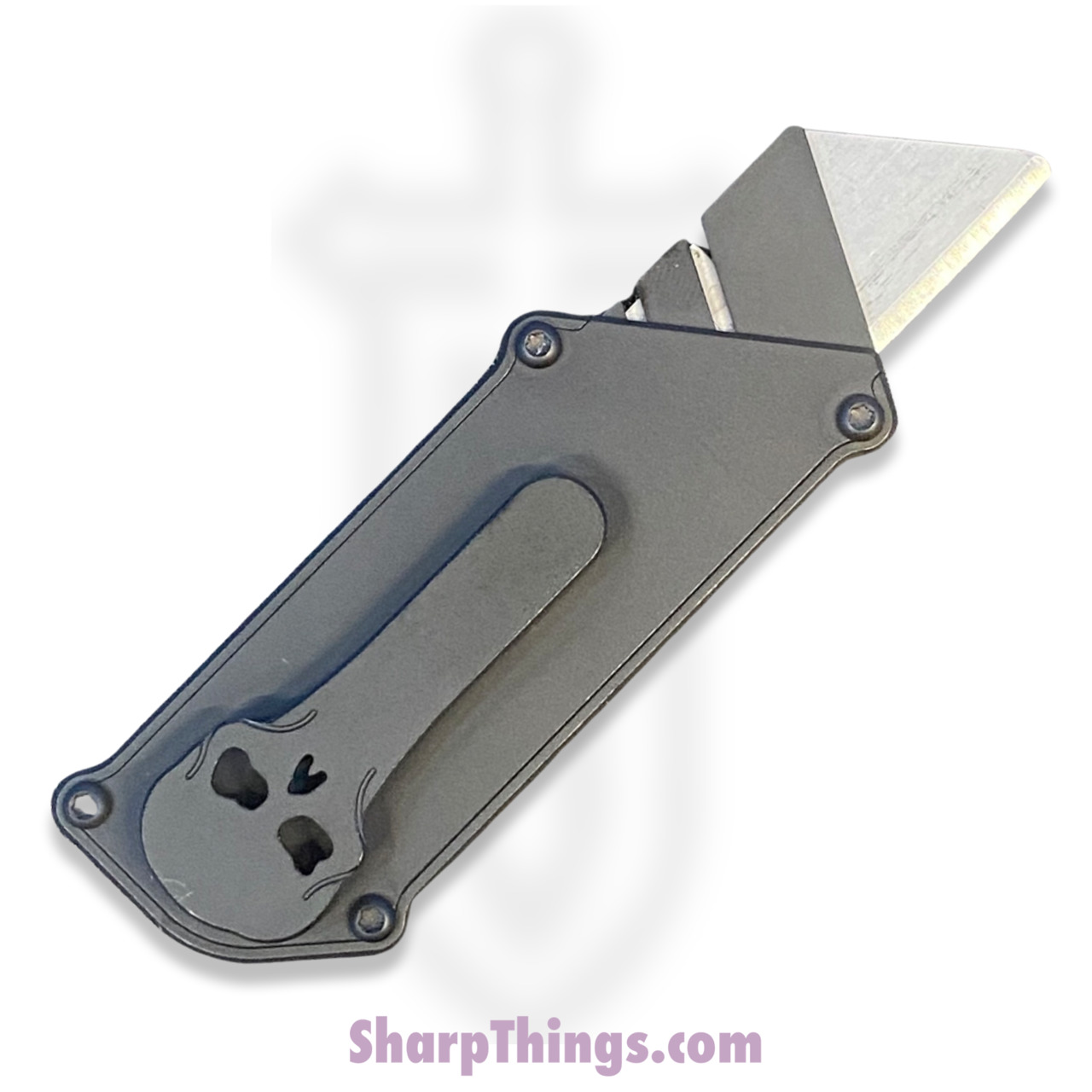 Chaves Knives - CHUBSLIPBLK - C.H.U.B. Slipper - Folding Knife - Chaves Handy Utility Blade - Titanium - Black