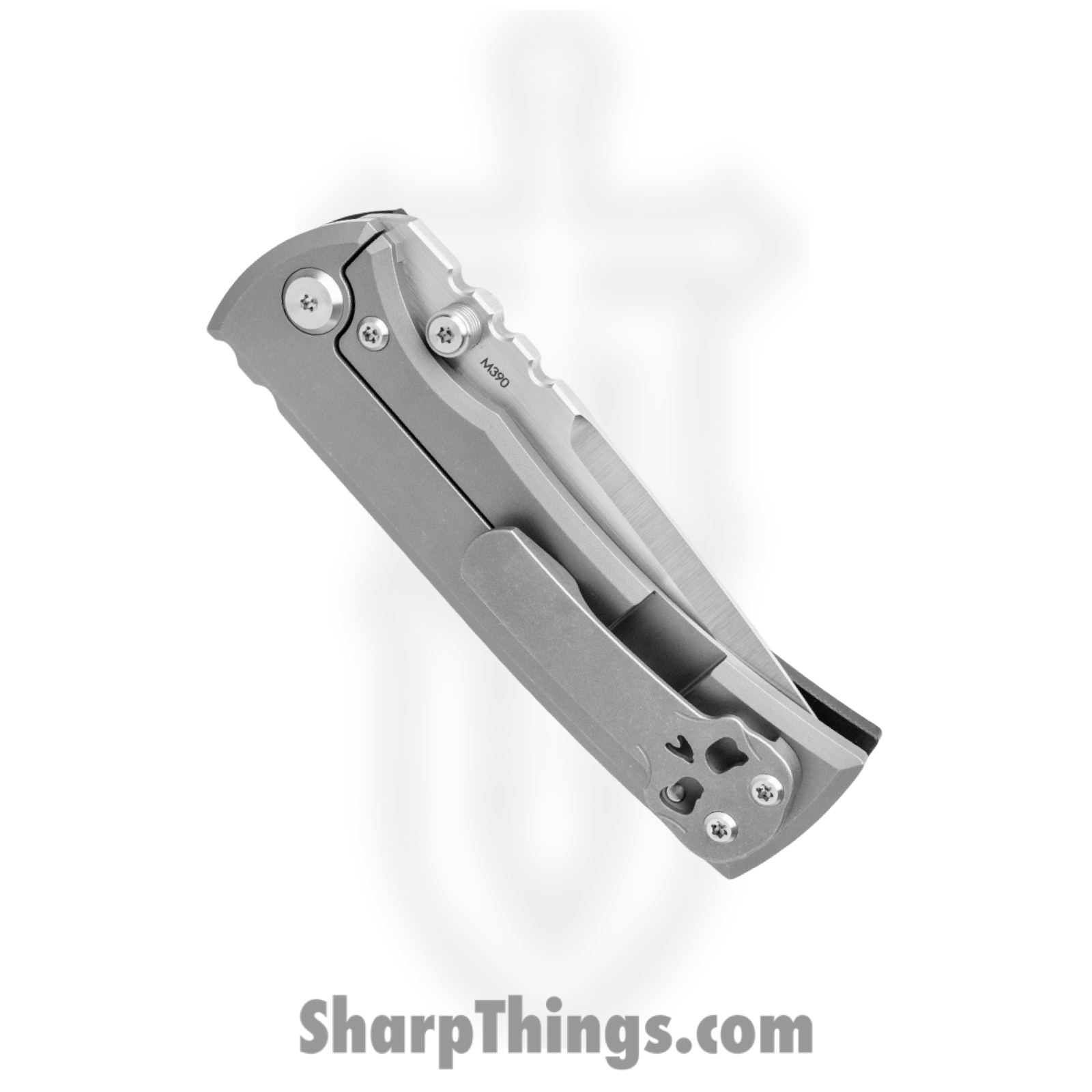 Chaves Ultramar - UltraDPStG10 - Redencion Street - Folding Knife - M390 Satin Drop Point - Titanium G10 - Black - Image 3