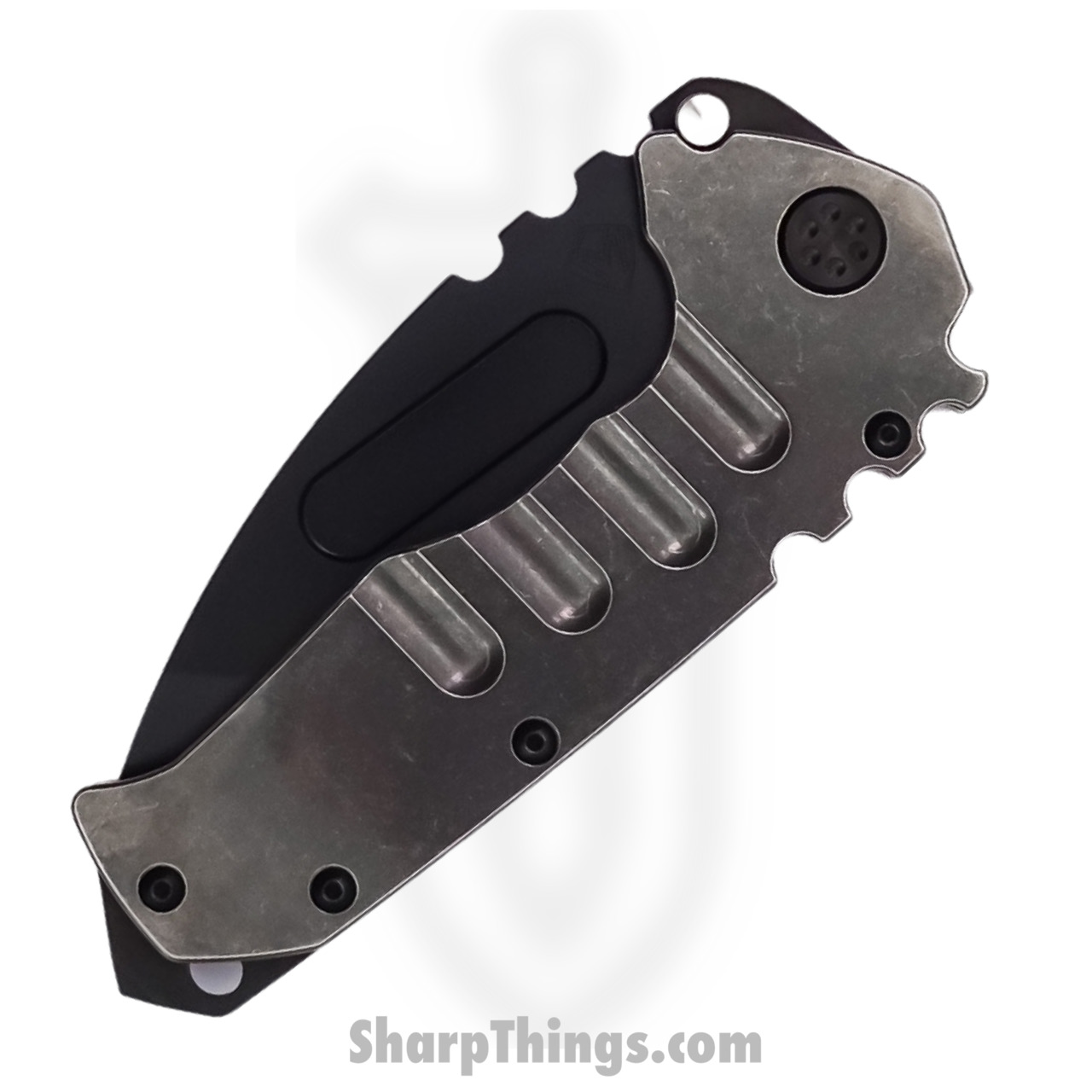 Medford Knife - MK012MPT-01TM-TPCP-BP - Praetorian "T" MagnaCut Tanto Folding Knife - Black - Image 4