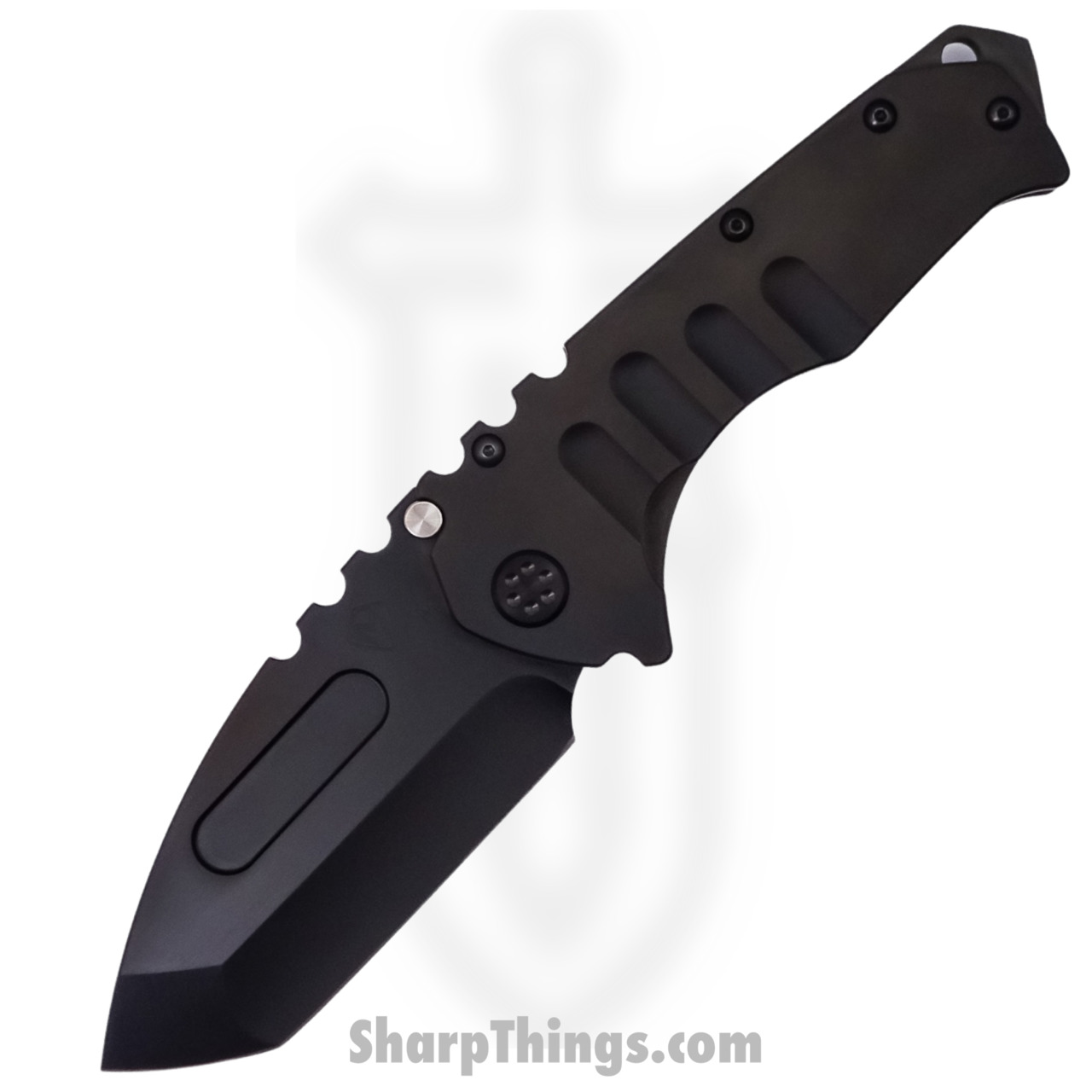 Medford Knife - MK012MPT-30PV-TPCP-BP - Praetorian "T" Folding Tanto Knife - MagnaCut - Black