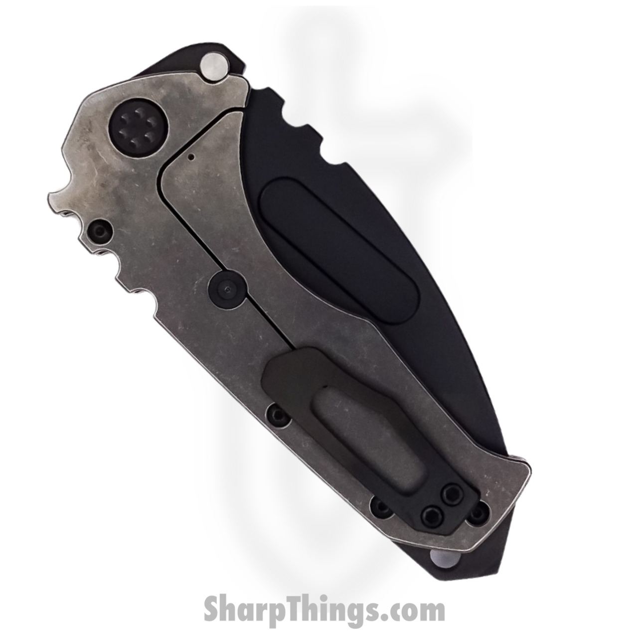 Medford Knife - MK012MPT-01TM-TPCP-BP - Praetorian "T" MagnaCut Tanto Folding Knife - Black - Image 3