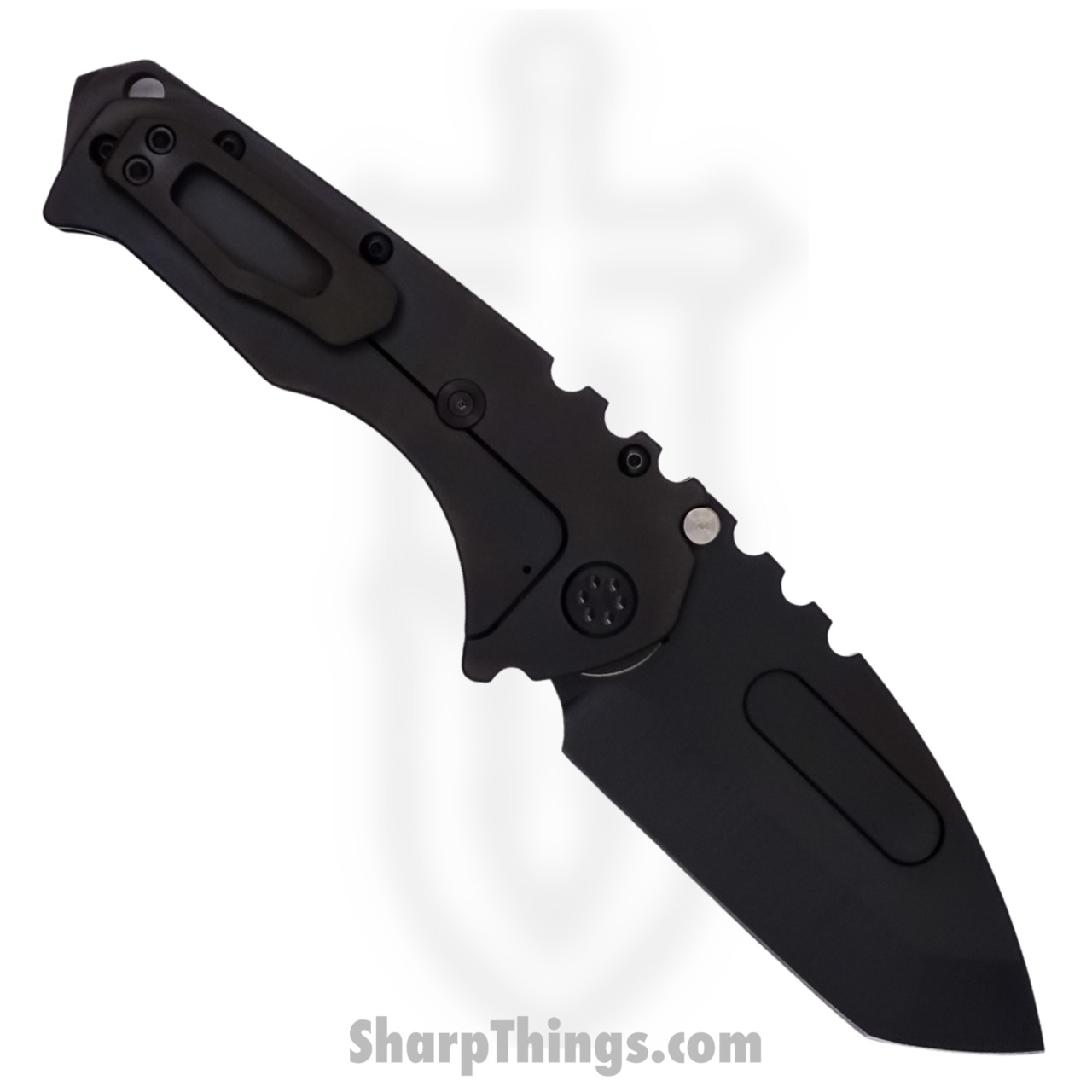 Medford Knife - MK012MPT-30PV-TPCP-BP - Praetorian "T" Folding Tanto Knife - MagnaCut - Black - Image 2