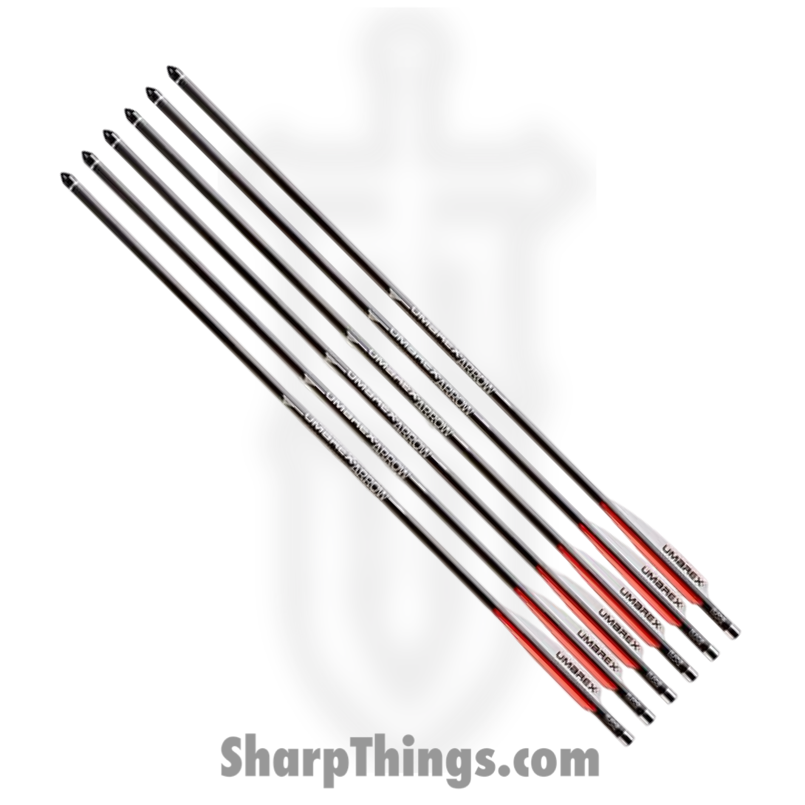 Umarex - 2252661 - AirSaber Archery Airgun Arrows - Carbon Fiber Field Tip - 6 Pack