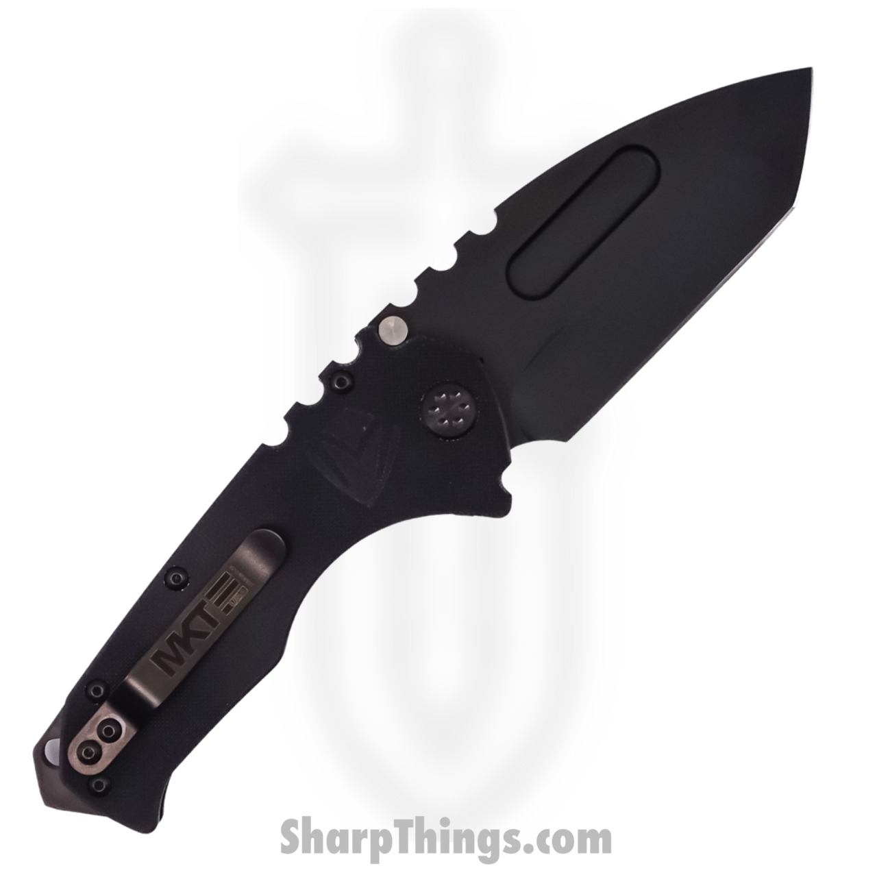 Medford Knife - MKM30DPT-0808-TPCP-BP - Scout M/P Tanto Linerlock Knife - D2 G10 - Black - Image 5