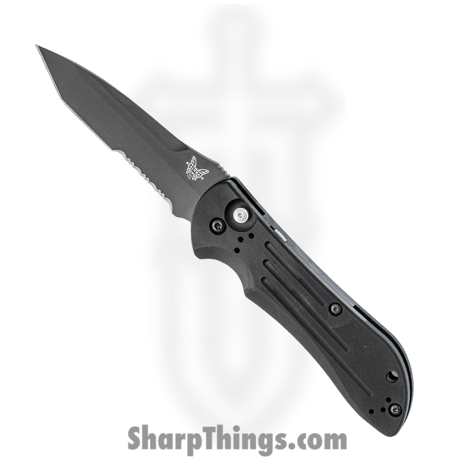 Benchmade - 9101SBK - Stryker - Automatic Knife - 154CM Coated Tanto P/S - 6061-T6 Aluminum - Black