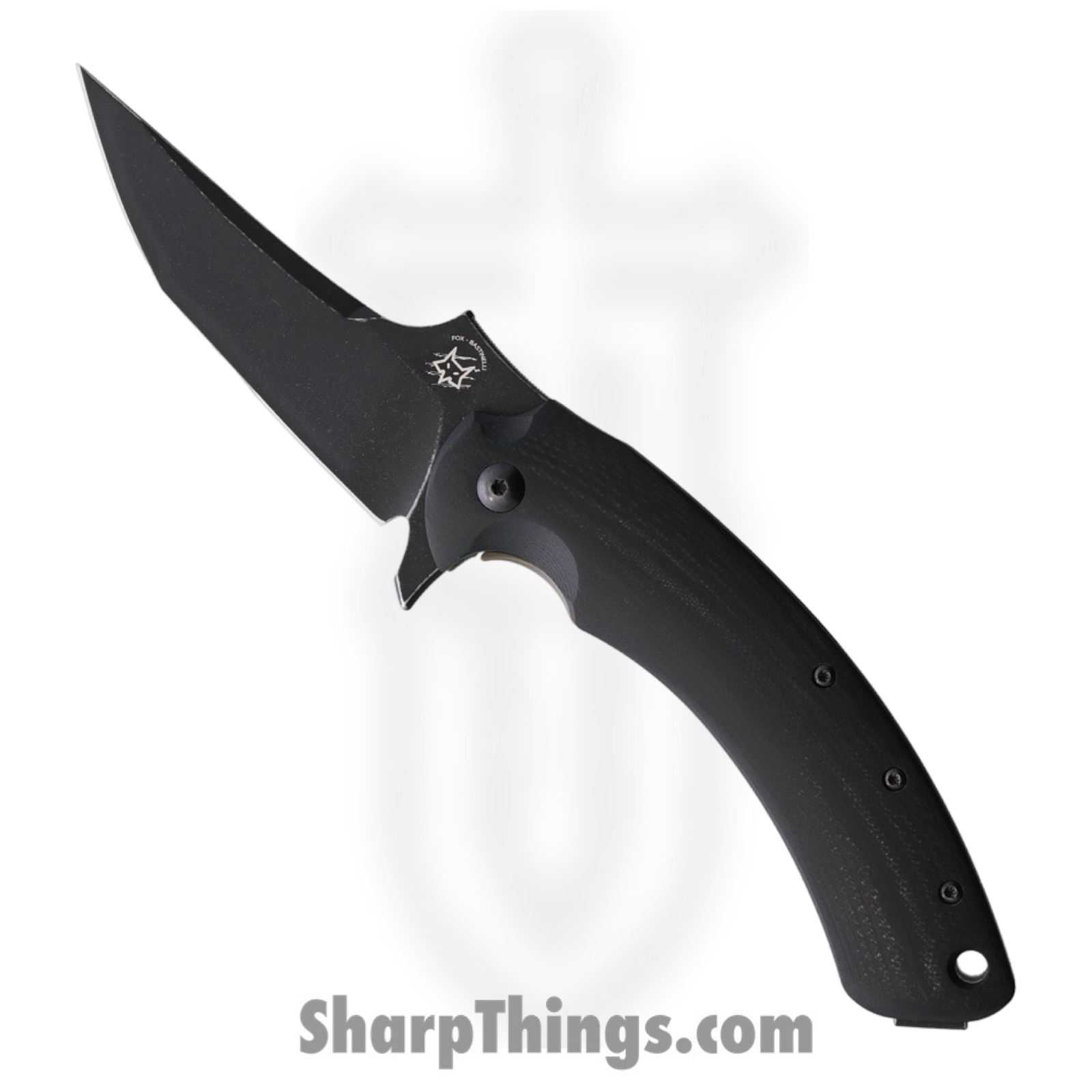 Bastinelli Creations - BAS237B - Gecko - Fixed Blade Knife - N690 Coated Full Tang - G10 - Black